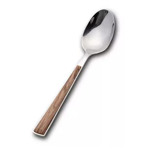 Dining spoon NAVA ARIANA 20.4 cm stainless steel with wood-effect handle