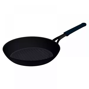 Cast iron grill pan Tramontina PROFESSIONAL 30 cm with silicone handle, black, 2.4 L