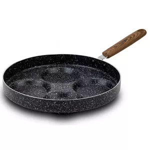 Pankūku panna NAVA GR0210-144-113 26 cm, ar nepiedegošo pārklājumu, 4 nodalījumi (Ø 8 cm)