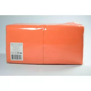 Paper napkins Lenek 24/1 400 pcs Orange – disposable party napkins, 400 pieces