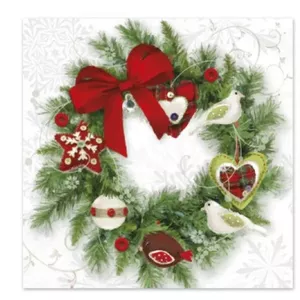 SALVETES 33X33CM VATE AR PUTNIEM, Paw Decor Collection