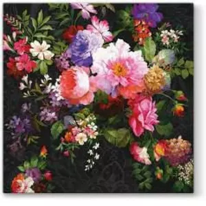 Papīra salvetes Paw Decor Collection PL11SDL090200 33×33 cm — dizains «Rožu uz samta», vienslāņu