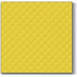 Papīra salvetes Paw Decor Collection PL11SDL100017 33x33 cm — moderns dzeltens, vienslāņu