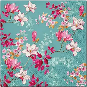 SALVETES 33X33CM MAGNOLIA, Paw Decor Collection