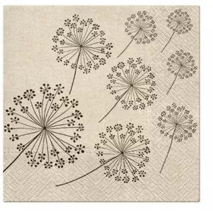 Papīra salvetes Paw Decor Collection PL11SDLE030200 Pieneņu raksts 33 x 33 cm, 20 gab.