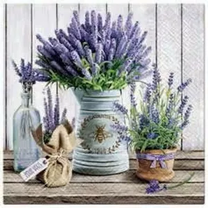 Paper napkins Paw Decor Collection PL11SDC122500 25×25 cm Lavender, 100% recycled