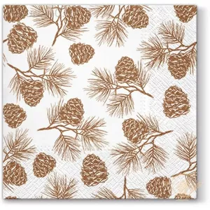 SALVETES 33X33 CONES, kolekcija Paw Decor