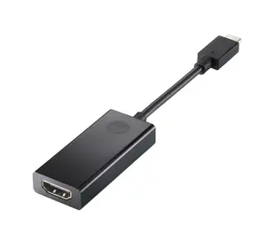 HP Pavilion USB-C to HDMI 2.0 Adapter Black male to female interface converter for HP USB-C capable PCs supporting Windows 10 and Windows 11