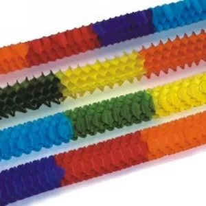 Paper Garland Papstar Multicolour 2000 mm 4 pcs - decorative party garland