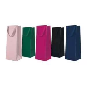 Dāvanu maisiņš Paw Decor Collection PL11AGB1021104 pudelei 12×10×37 cm mono krāsa