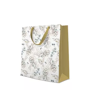 Gift bag Paw Decor Collection PL11AGB2013005 26.5×33.5×13 cm, Winter Leaves