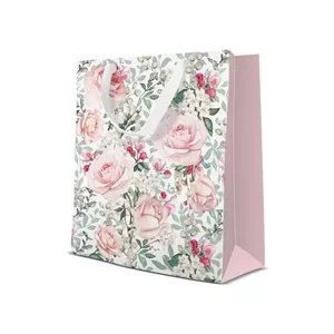 Gift bag Paw Decor Collection Medium Gorgeous Roses 20x25x10 cm