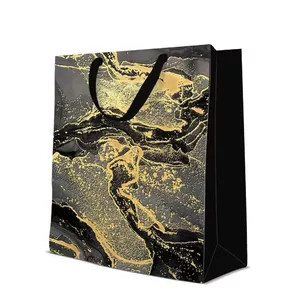 Gift bag Paw Decor Collection PL11AGB1022905 Large Marble 26.5×13×33.5 cm