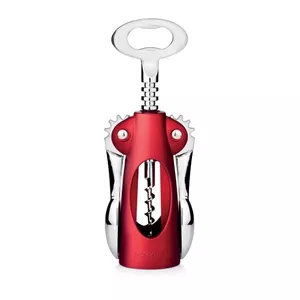Self-pulling corkscrew Tescoma UNO VINO Burgundy, 18 cm, metal cap opener, for wide-rim and long-cork wine bottles
