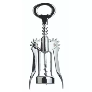 Bar Craft double-handled wing corkscrew GB40KCBCSCREWCP, stainless steel, 16 cm, mirror polish, crown-top opener