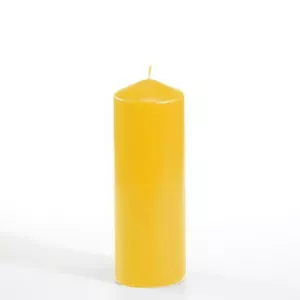 Staba svece Papstar DE1813609, Ø60 x 165 mm, dzeltena, 44 gab.