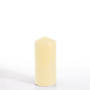 Vaska staba svece Papstar apaļa augstums 130 mm × diametrs 60 mm, degšanas laiks apt. 30 h