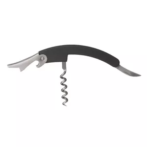 Waiter's Knife Bar Craft GB40KCBCWAITER — stainless steel corkscrew with foil cutter and bottle opener, black, 11×38×2 cm