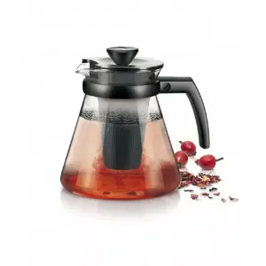 Glass Coffee Pot Tescoma TEO 1.7 L with Removable Strainer, Heat-Resistant Carafe
