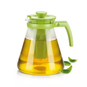 Glass Tea/Coffee Maker TEO TONE MUG Tescoma 1.7 L, borosilicate glass with plastic handle, cap and infuser