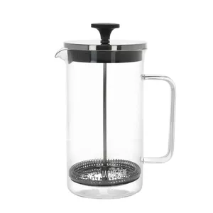 Френч-пресс La Cafetiere GB40LCGLCAFE8CP — 1 л (8 чашек), колба из боросиликатного стекла, нержавеющий пресс