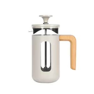 Френч-пресс La Cafetiere Pisa 3 чашки Latte, 350 мл боросиликатное стекло, корпус из нерж. стали, запасной фильтр