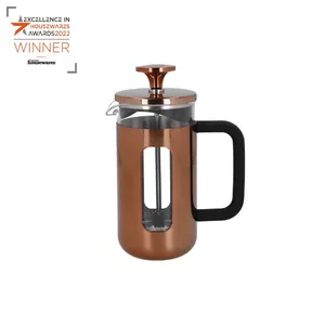 French Press La Cafetiere Pisa 3 Cups Copper, 350 ml, borosilicate glass, stainless steel frame