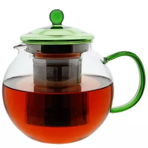 Tējkanna MPL Consulting PL416071848 — 1,2 l stikla tējkanna ar filtru