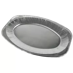 Aluminum Serving Platters Papstar DE1814891 44.5×29.5 cm Oval, pack of 10