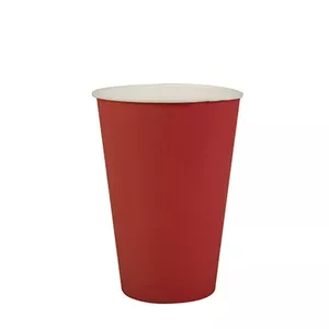 Paper cups Papstar DE1888651 200 ml, disposable, red, pack of 20