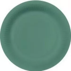 Paper plates Paw Decor Collection PL11PPL1000716, 23 cm, green, pack of 10
