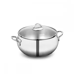 Saucepan Korkmaz TR17A1071 Tombik 16 cm, 1.8 L, 18/10 stainless steel, induction-compatible
