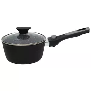 Saucepan Tognana IT64V778920SPSAA 16 cm, removable handle, aluminum body, glass lid, induction compatible