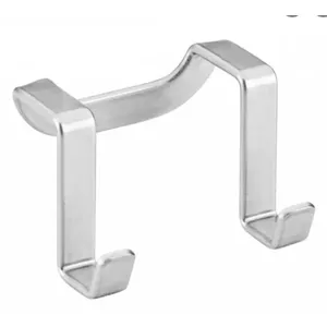 Hanging Hook METALTEX IT0135.06.02 6x4cm 2-hooks stainless steel with Polytherm® coating