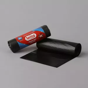 Trash bags Arkolat LY69378840 40 L, 58×74 cm, black, pack