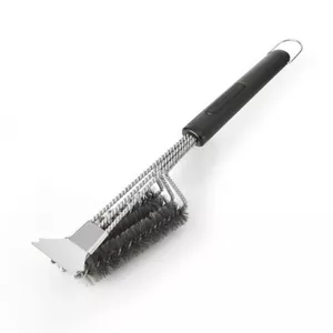 Grila suka Masterclass GB40MCBBQBRUSH, 38×7×12 cm, tērauda sari, grila tīrīšanas instruments
