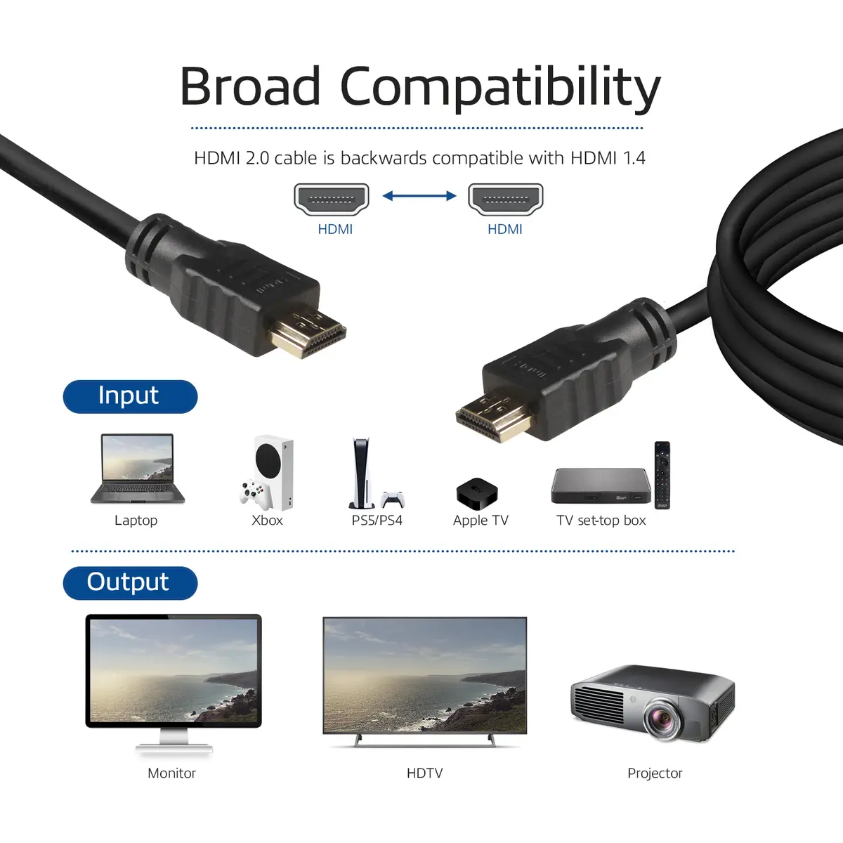 ACT High Speed HDMI v2.0 kabelis 3m AK3903 Photo 2