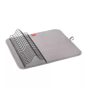 Dish dryer METALTEX IT0132.16.80 45x40x7 cm Black Polyester/Stainless Steel