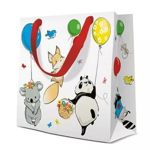 Gift bag Paw Decor Collection PL11AGB1015410 17×17×6 cm square — animals print