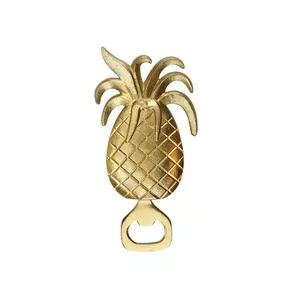 Bottle opener Bar Craft GB40BCBOGLDDISP24 — set of 24 matte gold metal corkscrews with jungle motifs