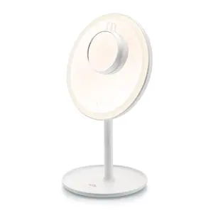ETA Fenité Round LED Makeup Mirror, 20 cm, Touch Control, USB, Rechargeable