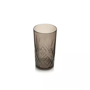 Drink glass DEPA CHARISMA 600 ml — grey transparent acrylic