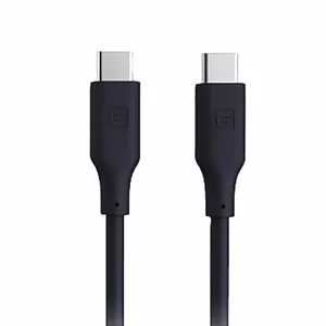 USB-C cable Evelatus EDCUC1BK 1.2 m, 60W (20V 3A), black
