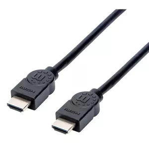 Manhattan 355308 HDMI kabelis 1,5 m HDMI Type A (Standard) Melns