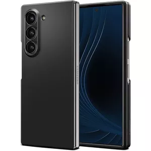 Vāciņš Spigen Air Skin priekš Samsung Galaxy Z Fold 6 — melns, PC+PU, piemērots 7.6" ekrānam