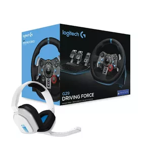 Racing Wheel Logitech G29 Force Feedback with Headset Astro A10 – wheel with force feedback and bundled Astro A10 headset