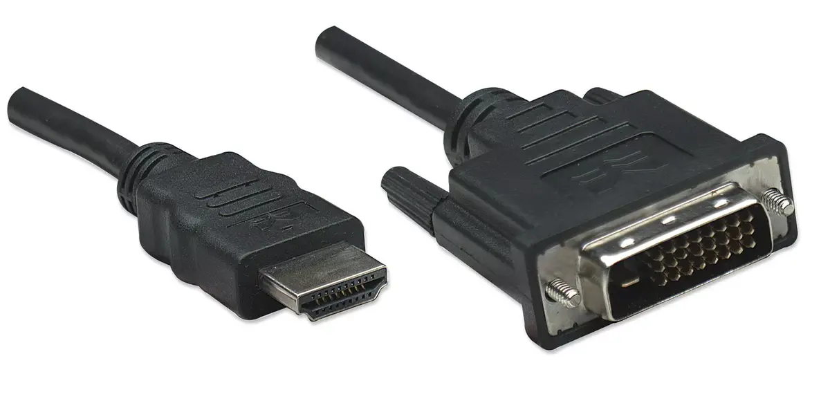 HDMI uz DVI-D kabelis Manhattan HDDVIMM1M Photo 2