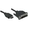 HDMI uz DVI-D kabelis Manhattan HDDVIMM1M Photo 2