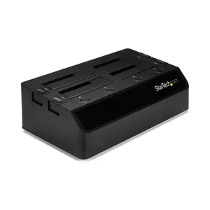 StarTech.com 4-Bay USB 3.0 uz SATA cietā diska dokstacija Ārējā 2.5/3.5" SSD/HDD