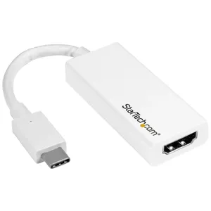 USB-C uz HDMI adapteris StarTech.com CDP2HD4K60W 4K 60Hz Balts